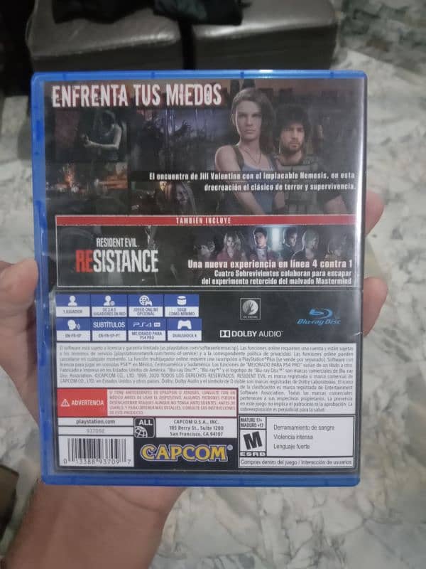 Resident Evil 3 Ps4 1