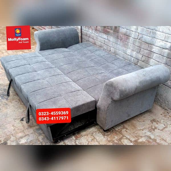 Sofa cum bed Molty double bed folding bed / dining table / sofacumbed 9