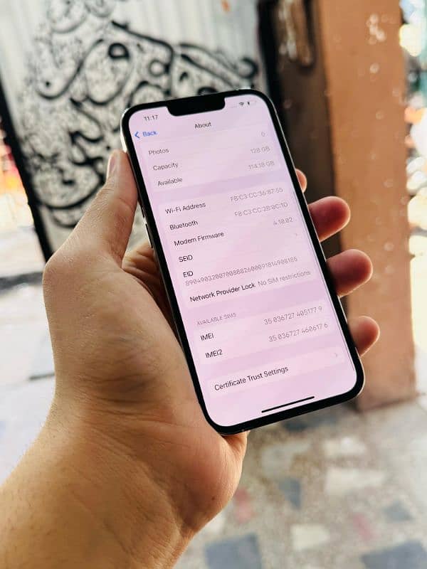 iphone 13 Pro 128GB Non PTA 2 Months Sim Time 8