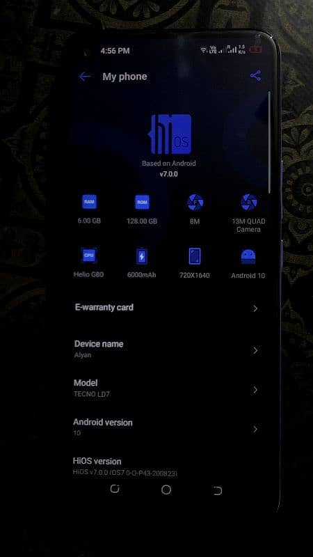 TECNO POVA 6/128gb CONDITION 8/10 WORKS FINE IN USED CONDITION 1