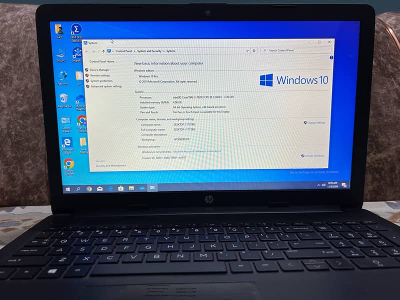 Laptop Urgent Sell ( Core i3 7th Generation) single hand uses 2