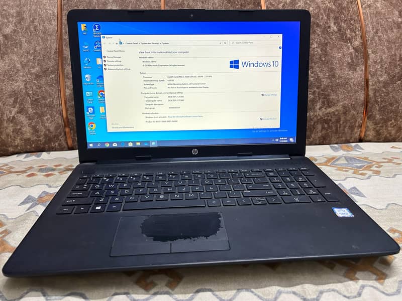 Laptop Urgent Sell ( Core i3 7th Generation) single hand uses 6