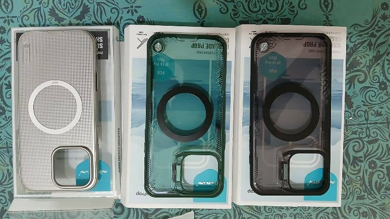 iPhone 16 Pro Max Nillkin Branded Cases New 3 Pieces 1