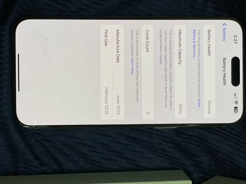 iPhone 15 Pro Max 256GB Natural Titanium 5G With FaceTime -Non PTA 6