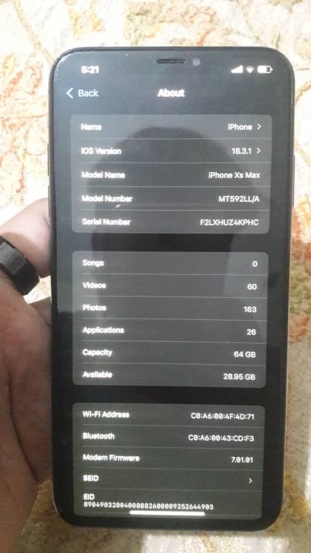 iPhone xs max pta aproved 9