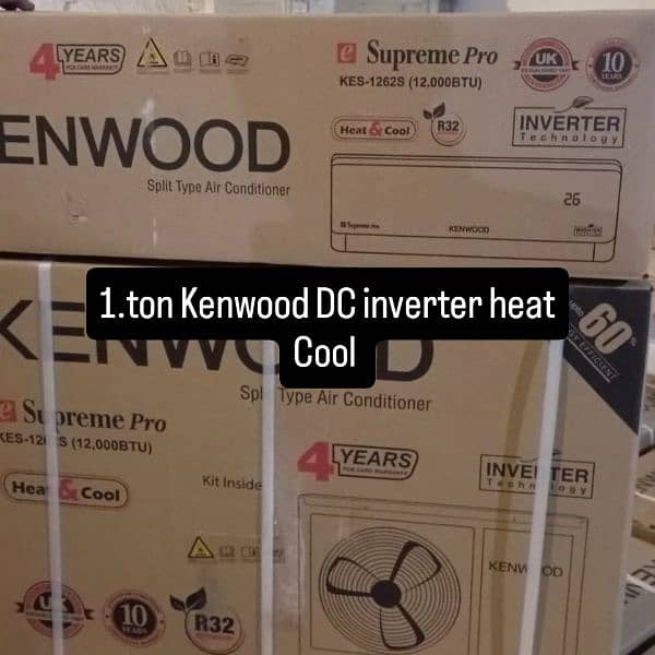 Kenwood 1.0 ton DC inverter heat and cool 0