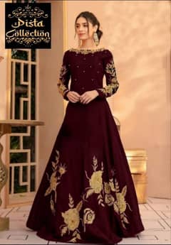 Dress/women's stunning embroidered silk maxi 1pc03435936608