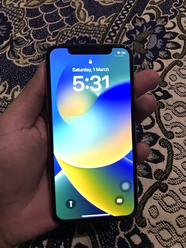 Iphone X PTA Approved 64GB 0