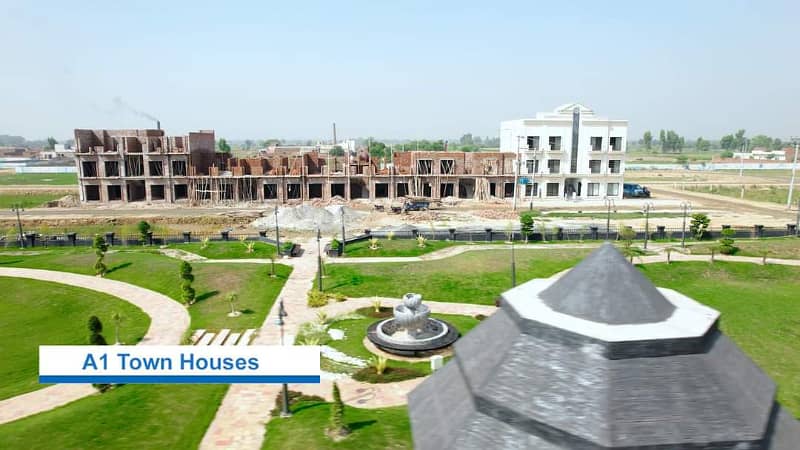 Prime Location 5 Marla Corner Plot for Sale in A1 Block Central Park Lahore 17