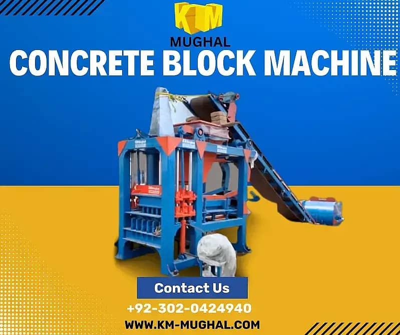 Tufftile machine, Paver machine, Kerb block machine, Concrete tiles 5