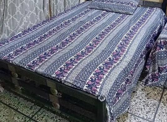 Reliable Iron Bed - for sale (Tipu sultan society, near Malir cant) 0