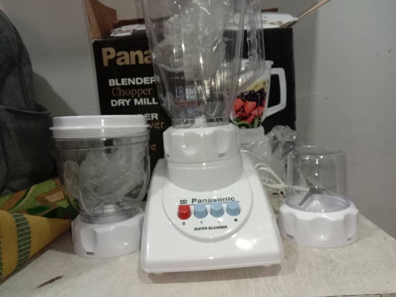 panasonic blender, grinder, dry mill (3in 1) brand new 2