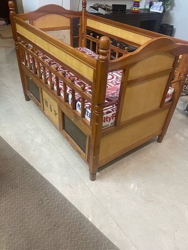 Child Cot Imported with Mattress 4