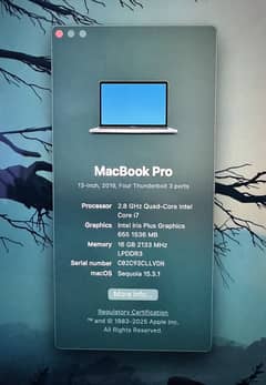 Apple Macbook Pro 2019  ( i7 --  512gb )13 inch