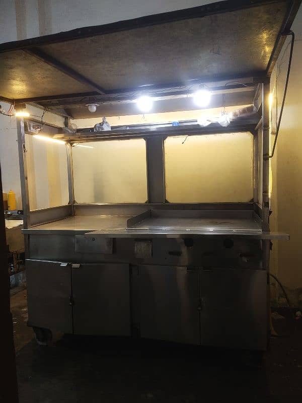 movable steel counter for fastfood 3