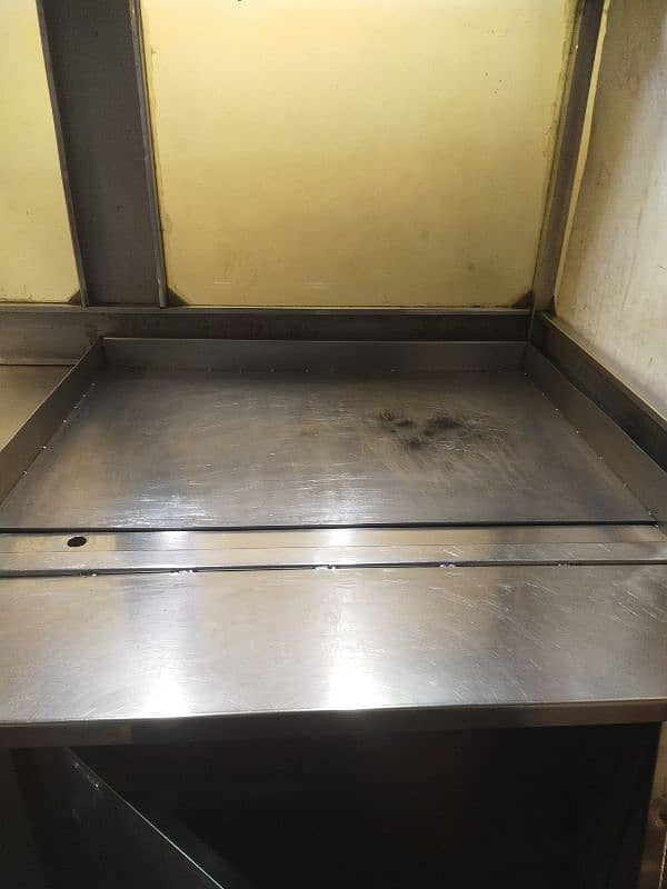 movable steel counter for fastfood 8