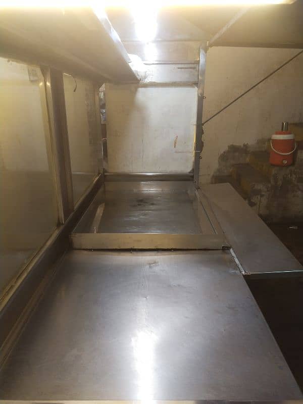 movable steel counter for fastfood 9