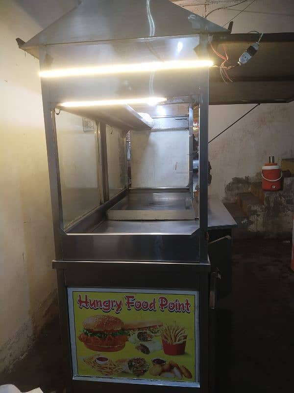 movable steel counter for fastfood 16