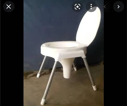 1x Perfect Washroom Chair Best for Elders Non Rust Commode Chair, 2