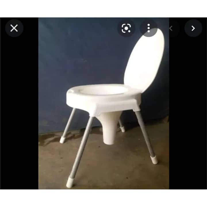 1x Perfect Washroom Chair Best for Elders Non Rust Commode Chair, 3