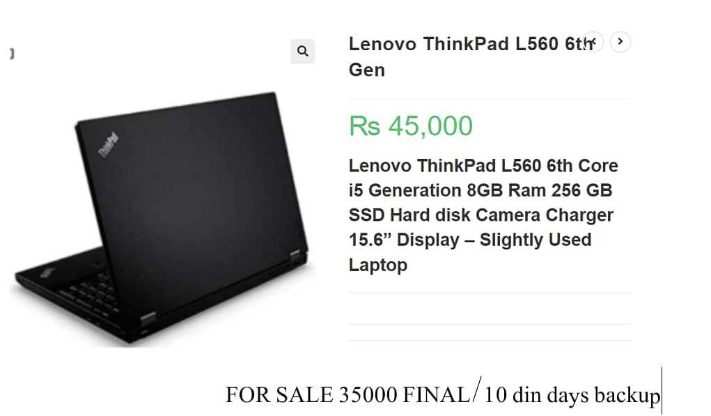 Lenovo i5.6th generation 12