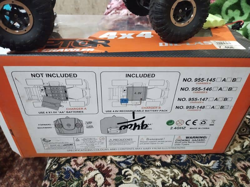 Monster Car 4x4 chargeable battery In Excellent condition 4