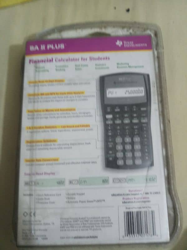 BA 2 Plus Financial Calculator Sold just 13500 3