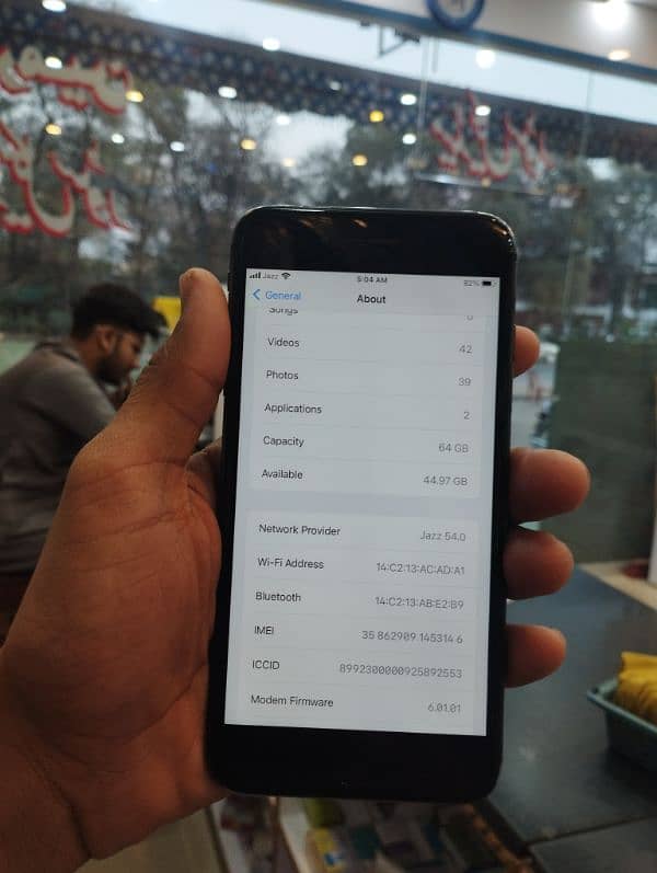 APPLE IPHONE 8PLUS PTA APPROVED BLACK COLOUR 4