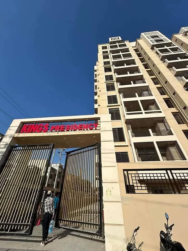 Kings presidency flat is available in gulistane jauhar block 3A 0