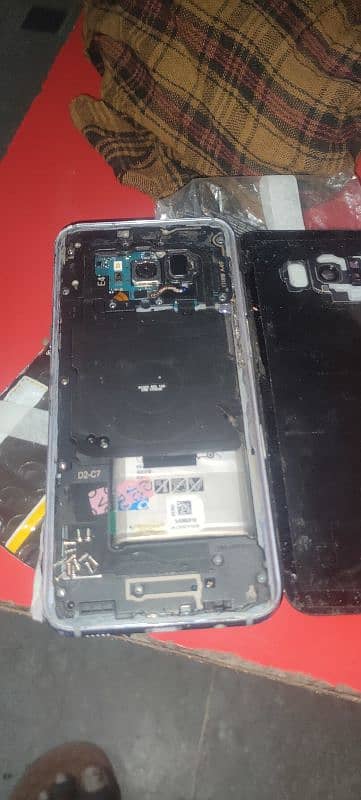 samsung s8+ panel dead only single sim 3