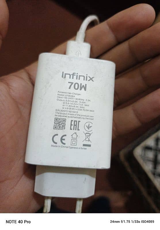 Infinix note 40 pro 10/10 1