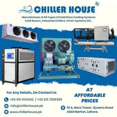 Water Chillers/ Cold Store Cooling Units/ HVAC/ AC Cabinets