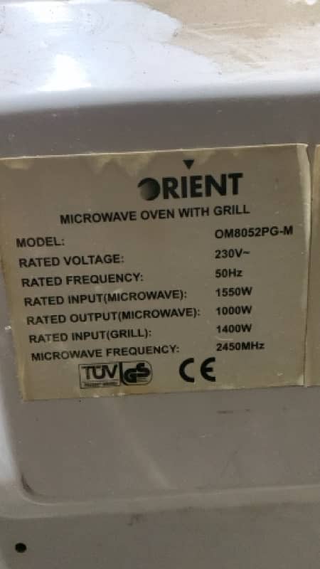 orient microwave+grill oven 3