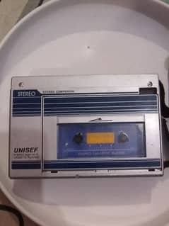 STEREO Companion cassette player made in Japan roller service required