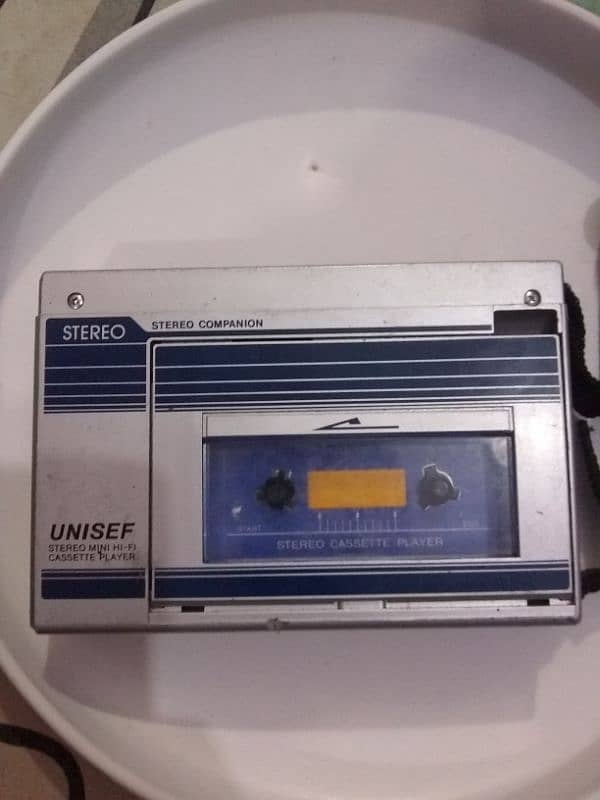 STEREO Companion cassette player made in Japan roller service required 0