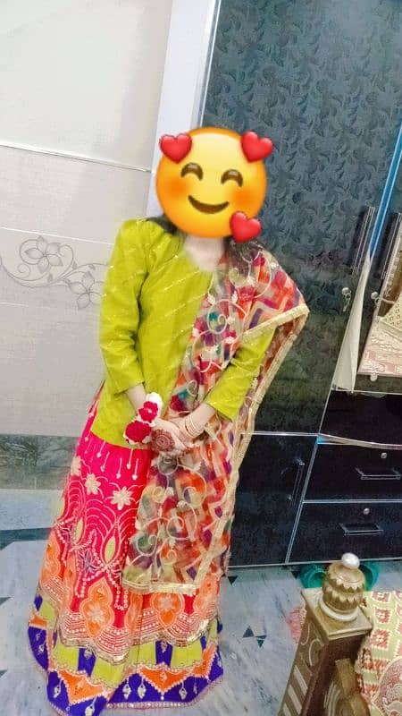 3 piece Mehndi suit 0