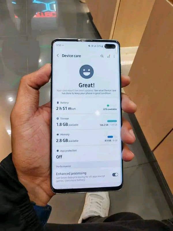 Samsung S10 plus 8GB  RAM 128 GB ROM 03356815902 0