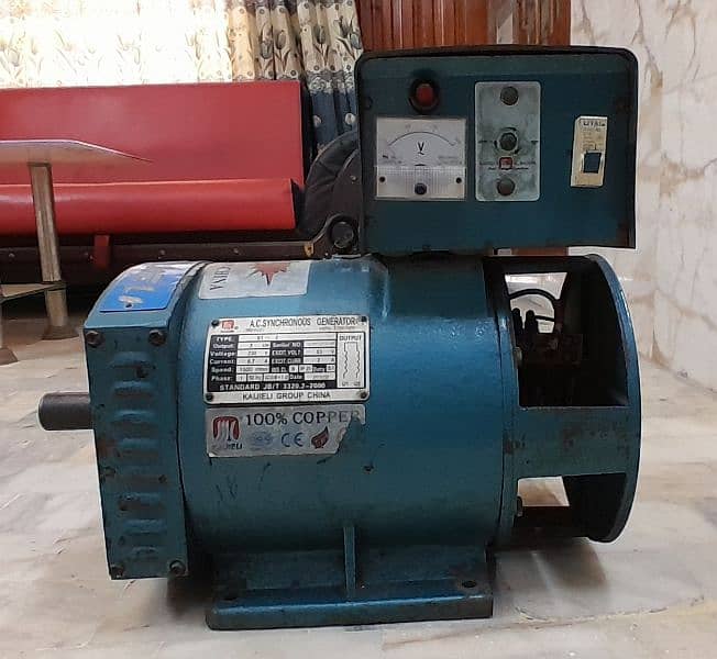 Dynamo generator 2kva 1500 RPM output made in China 3