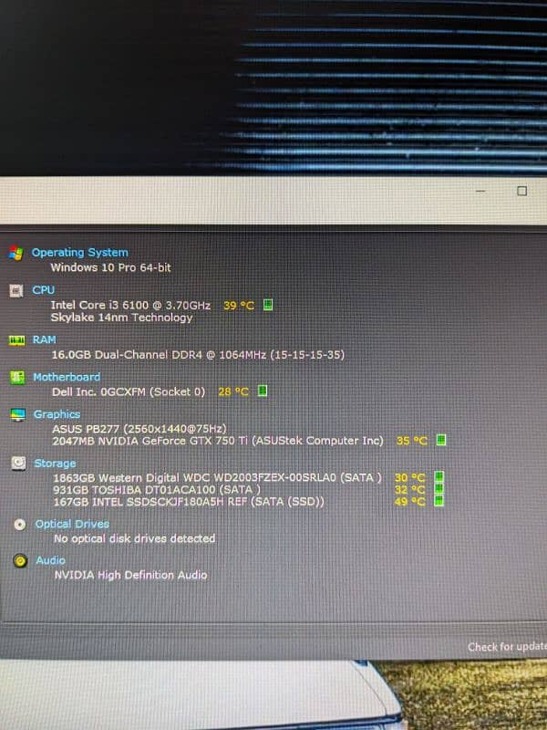 6th gen gaming PC GTX 750ti 1