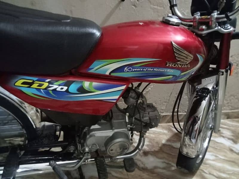 honda cd 70 2024 like new condition 3