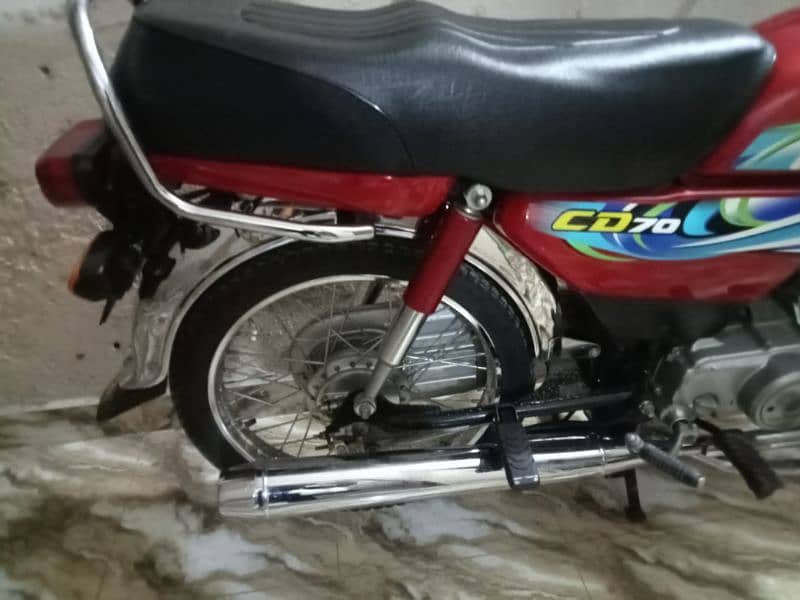 honda cd 70 2024 like new condition 6