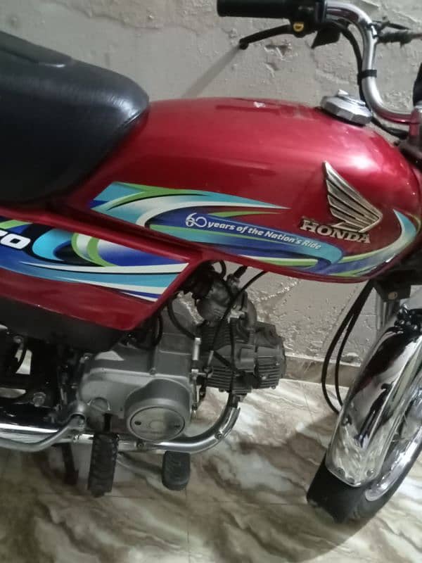 honda cd 70 2024 like new condition 7