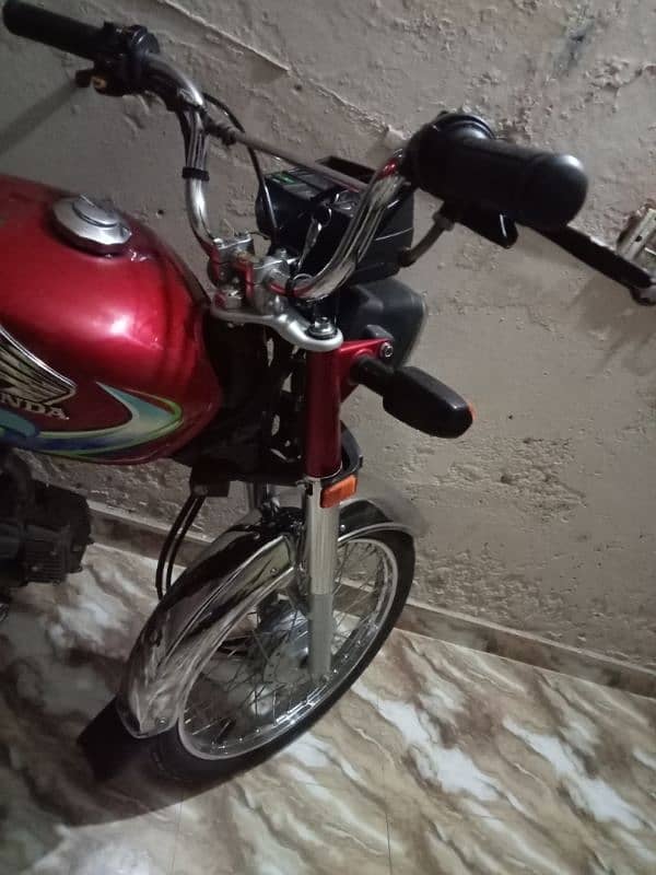 honda cd 70 2024 like new condition 8