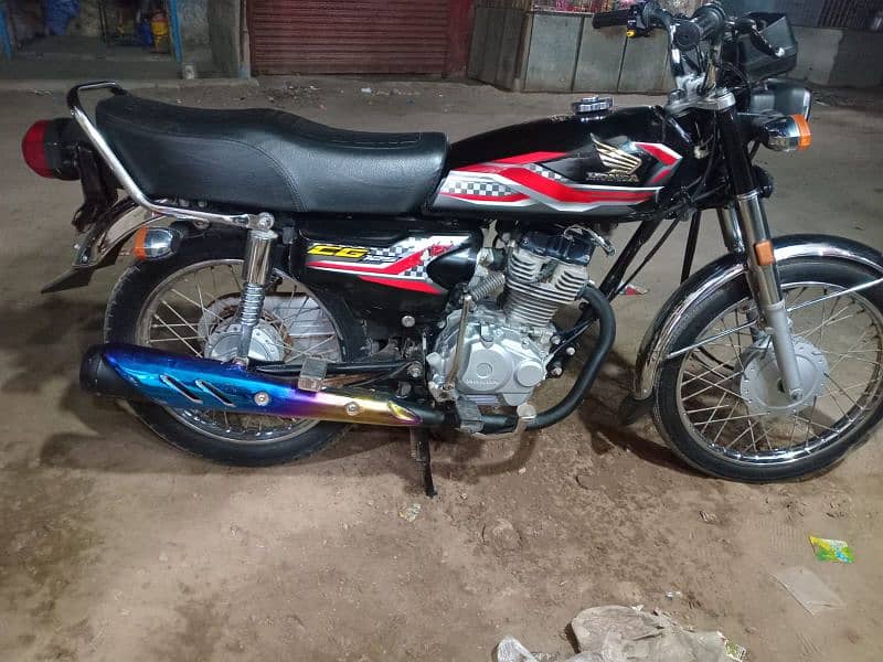 Honda cg 125 2024 9 month Karachi number 2