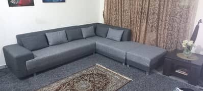 L shape sofa for sale in good condition