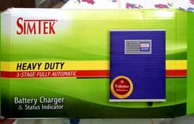 Simtek Tall Tubular Battery Charger 12V 30