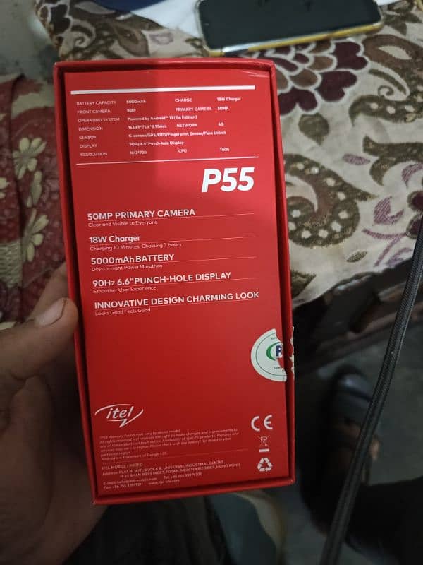 itel p55 ha 8+8 128 ha 12