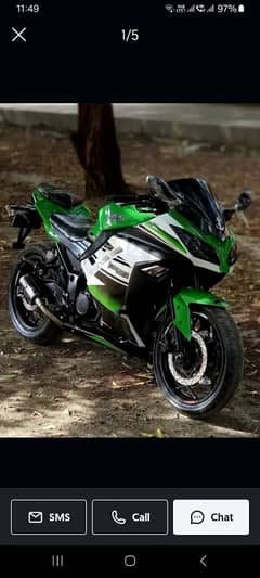 ninja 300 heavy bike