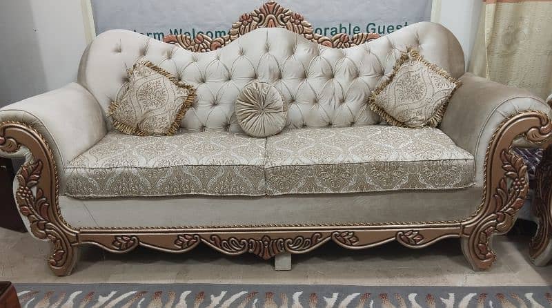 Luxury Royal gold Sofa set 3