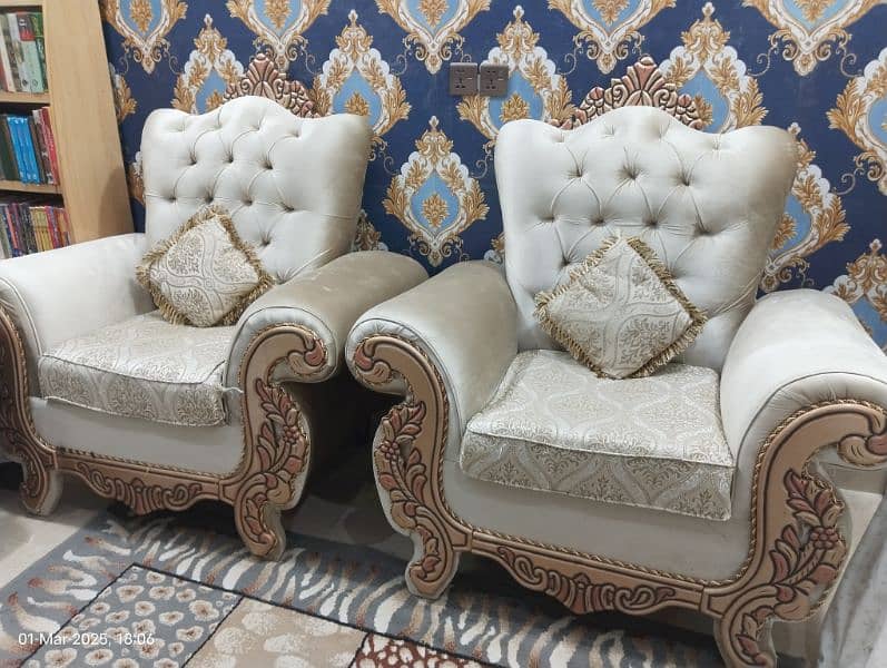 Luxury Royal gold Sofa set 6